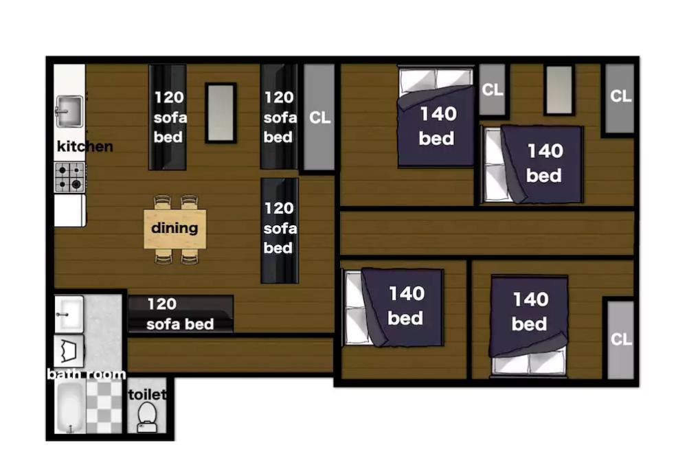 Sakuragawa House Apartman Oszaka Kültér fotó